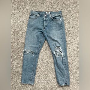 Agolde slim leg denim